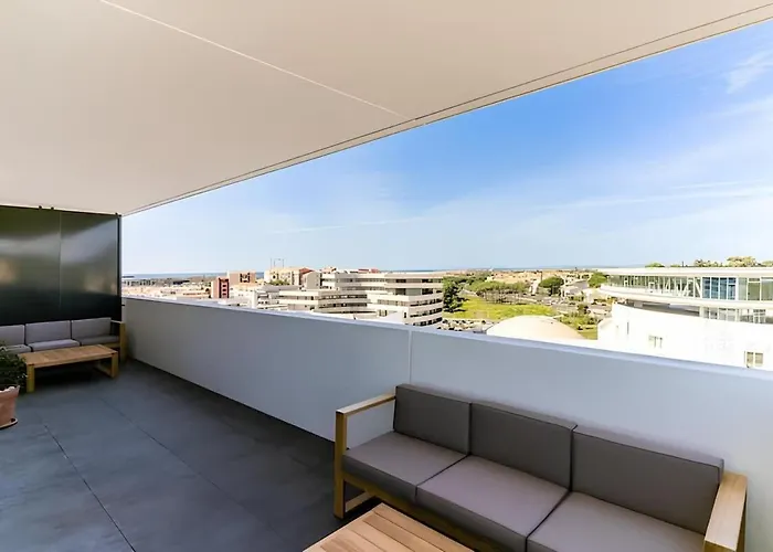 L'horizon T4 Vue Rooftop Balcon Garages Agde